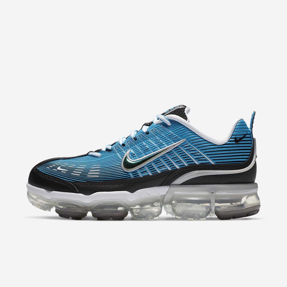 Sneakers Nike Air Vapormax 360 Bleu 9876-103 Laser Blue/White/Light Solar Flare Heather/Black Homme | ALS-82381994